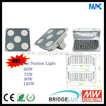 3 years warranty,MeanWell IP65 75W LED gas station canopy lighting